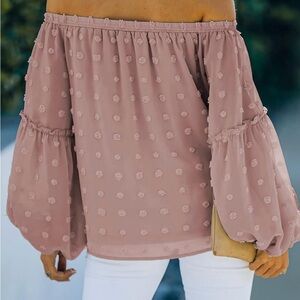 KIRUNDO Women's Off The Shoulder Top